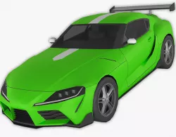 PolyCAR N98p1 Low-poly 3D model