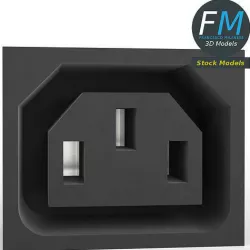 Power outlet socket 3D model
