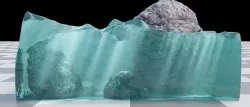 Realistic caustics material Texture