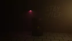 rusted drum with nice grafitti Low-poly 3D model