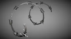 Rusty Wire and Metallic Wire 3D model