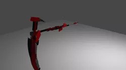 RWBY Red weapon  3D model
