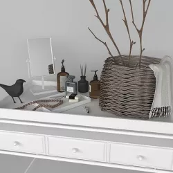 Scandinavian style shelving 3D model