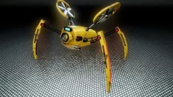 Sci fi Drone Low-poly 3D model