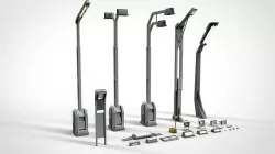 sci fi lighting 3 3D model