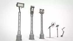 sci fi lighting 4 3D model