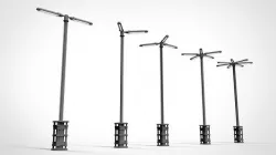 sci fi lighting 5 3D model