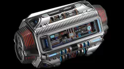 Sci Fi Mega Engine KITBASH 3D model