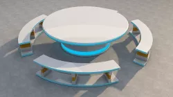 Sci Fi Table 3D model
