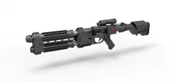 Shore trooper Blaster E-22 from Star Wars Rogue One 3D model