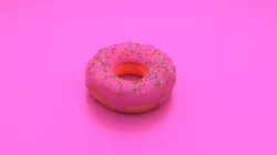 Simpsons Donut Low-poly 3D model