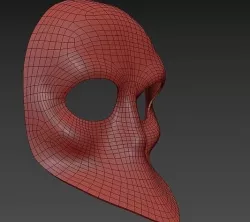 Sleep no More Mask  Low-poly 3D model