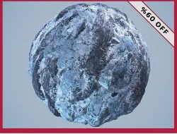 Snow Ice Seamless PBR Texture Pack Texture Texture