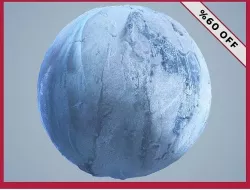 Snow Ice Seamless PBR Texture Texture