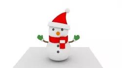 Snowman 3D Model 3D model