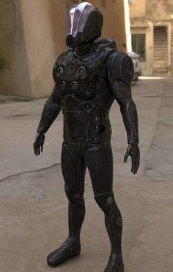 Space combat suit | 3D model