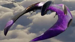 Spaceship 3D model Low poly futuristic flying Low-poly 3D model