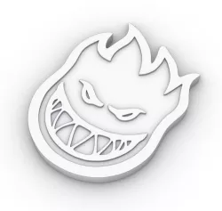 Spitfire Logo 3D to 3D print as a coaster 3D model