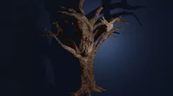 Spooky Winter Tree Bundle 3D model