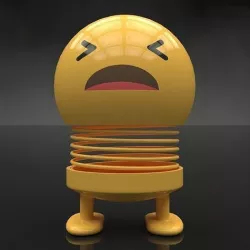 Spring emoji-9 3D model