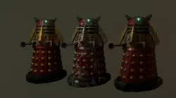 STEAMPUNK COMMADER DALEK PACK - Rogue Film Productions 3D model