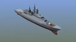 Steregushchiy Corvette Low-poly 3D model