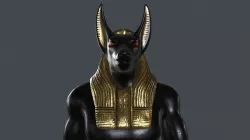 STUE-001 Anubis Statue 3D model
