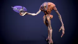 Tauran Alien Creature Low-poly 3D model