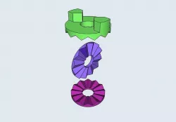 Teeth disc 3D model