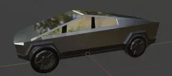 Tesla Cyber truck textured 3D model