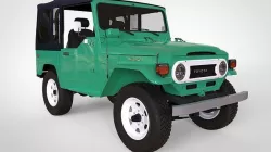 Toyota FJ40 SOFT TOP 1978 4x4  3D model