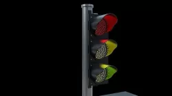 Traffric Light LED Low-poly 3D model