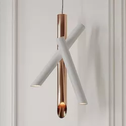 Tubes 3 Pendant Light By Nemo 3D model
