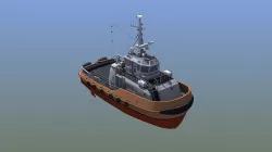 Tugboat 3D model