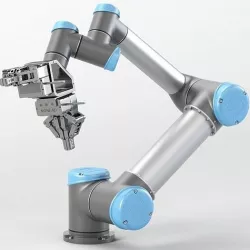 UR5 with NONEAD 2 Finger Robot Flexible Gripper 90 3D model