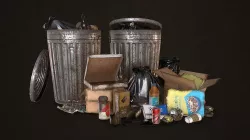 Urban Trash Pack Vol 1 Low-poly 3D model