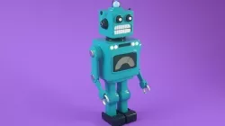 Vintage Toy Robot 3D model
