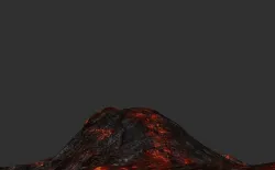 Volcano 3d lowpoly model Texture