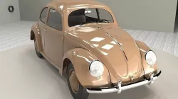 Volkswagen beetle 40s - 50s 3D model