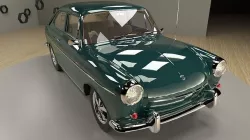 VW Type 3 fastback 1963 3D model