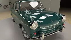 VW Type 3 notchback 1963 3D model