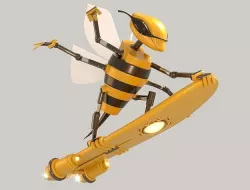 Wasp robot 3D model