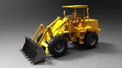 Wheel Loader 3D model