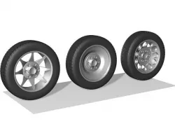 Wheels 3D model