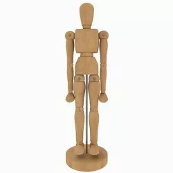 Wooden Jointed Manikin 3D model