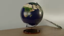 World Map 3D model