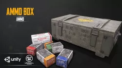 AMMO BOX Low-poly 3D model