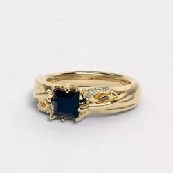 Anillo Solitario Elegante    Elegant Solitaire Ring 3D model