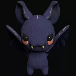 Animated Game-Ready Character - Scary Bat Low-poly 3D model