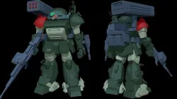 Armored Trooper VOTOMS Scope Dog Red Shoulder Custom 3D model